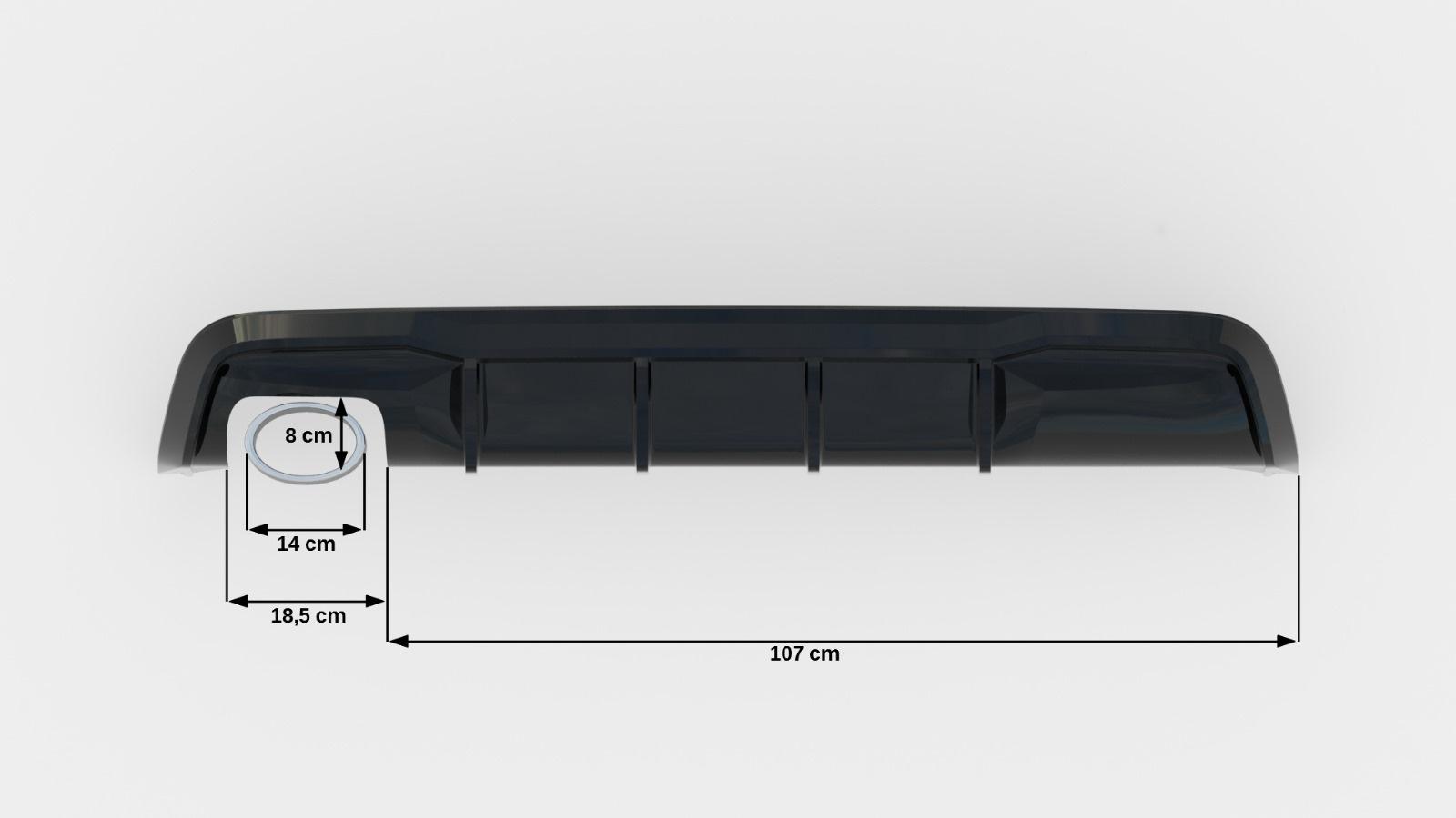 Maxton Design Diffusor BMW 1-serie M-pack E82