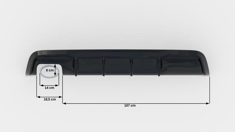 Maxton Design Diffusor BMW 1-serie M-pack E82