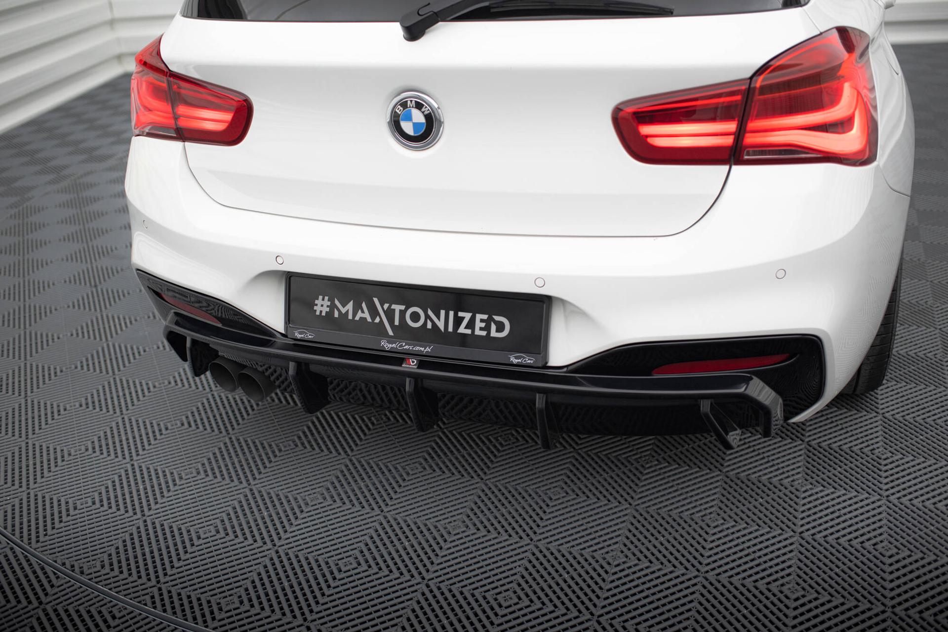 Maxton Design Diffuser V.3 BMW 1-serie M-pack F20 Facelift (single Side Dual Exhaust Version)