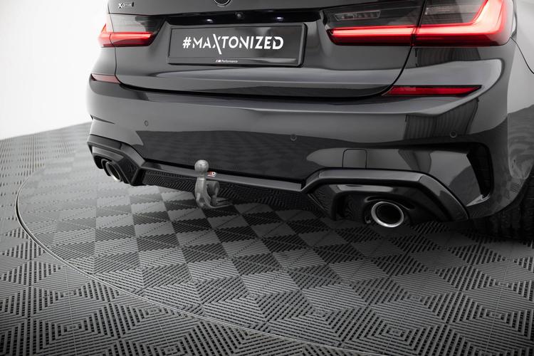 Maxton Design Diffuser BMW 3-serie M-pack G20 / G21 (fits CAR With Towbar)
