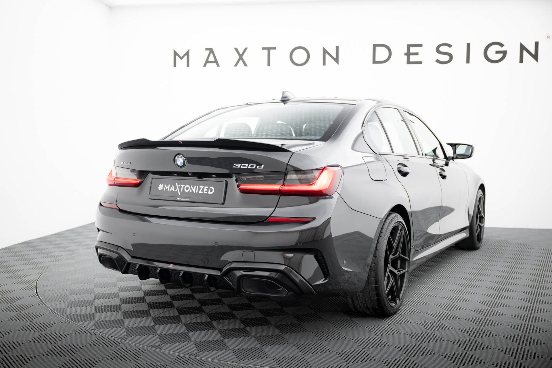 Maxton Design Diffuser BMW M340I G20 / G21 (fits CAR With Towbar)