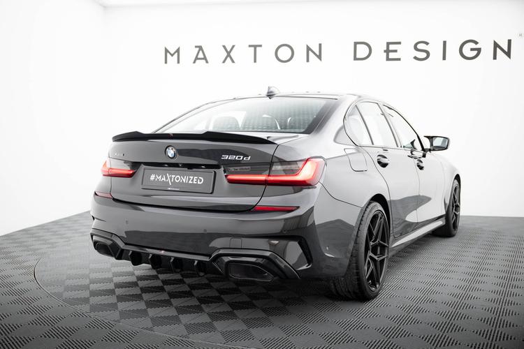 Maxton Design Diffuser BMW M340I G20 / G21 (fits CAR With Towbar)