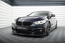 Maxton Design Frontspoiler V.5 BMW 4-serie Coupe / Gran Coupe / Cabrio M-pack F32 / F36 / F33