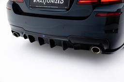 Maxton Design Diffuser V.2 BMW 5-serie M-pack F10 / F11 (version With TWO Single Exhausts)