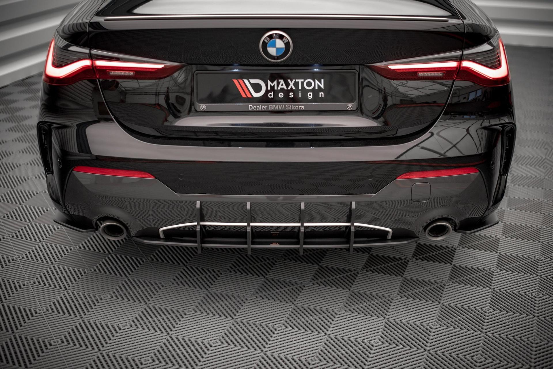 Maxton Design Diffuser Street Pro BMW 4-serie M-pack G22 / G23 / G22 Facelift / G23 Facelift