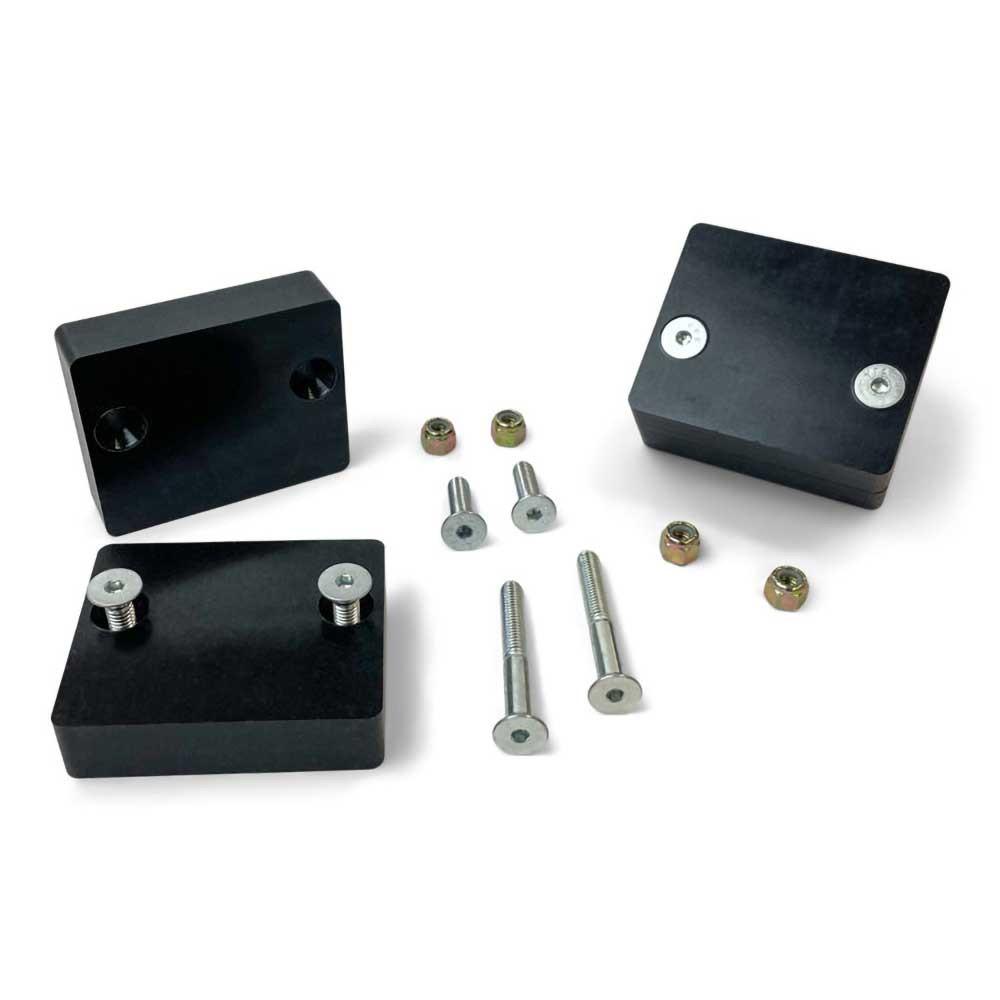 Bakre genomslagsstopps 1-2" Clayton för Jeep Wrangler JL 2-dörrars 2018- m.fl.