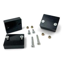 Bakre genomslagsstopps 1-2" Clayton för Jeep Wrangler JL 2-dörrars 2018- m.fl.