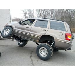 Bakre spiralfjädrar Clayton höjning 6 tum för Jeep Grand Cherokee WJ/WG 1999-2004 - 5