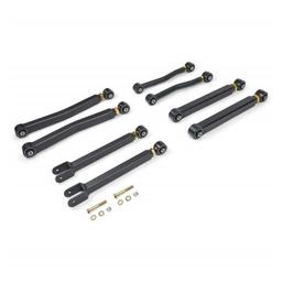 Justerbar kort länkarmssats Clayton Overland+ för höjning 0-5" för Jeep Wrangler JK 2-dörrars 2007-2018 m.fl.