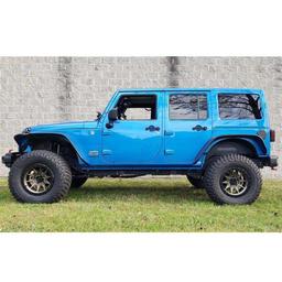 Justerbar kort länkarmssats Clayton Premium för höjning 0-6,5" för Jeep Wrangler JK 2-dörrars 2007-2018 m.fl. - 2