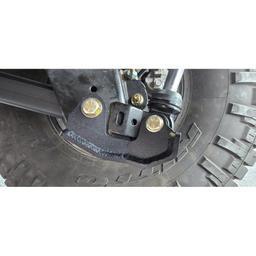 Bakre stötdämparfäste med länkarmsskydd Clayton Offroad för Jeep Wrangler JL 2-dörrars 2018- m.fl. - 4