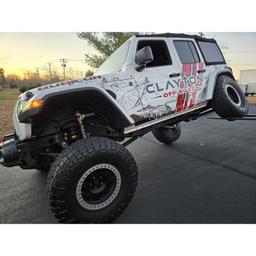 Främre uppgraderingssats för lång länkarm Clayton Overland+ för höjning 0-6" för Jeep Wrangler JL 4-dörrars 2018- m.fl. - 5