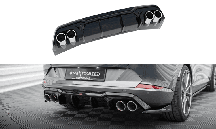 Maxton Design Diffuser V.3 Plus Exhaust Ends Imitation Cupra Formentor MK1