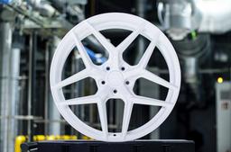 Concaver CVR2 Custom alloy wheel mounted on car in an atmospheric setting
