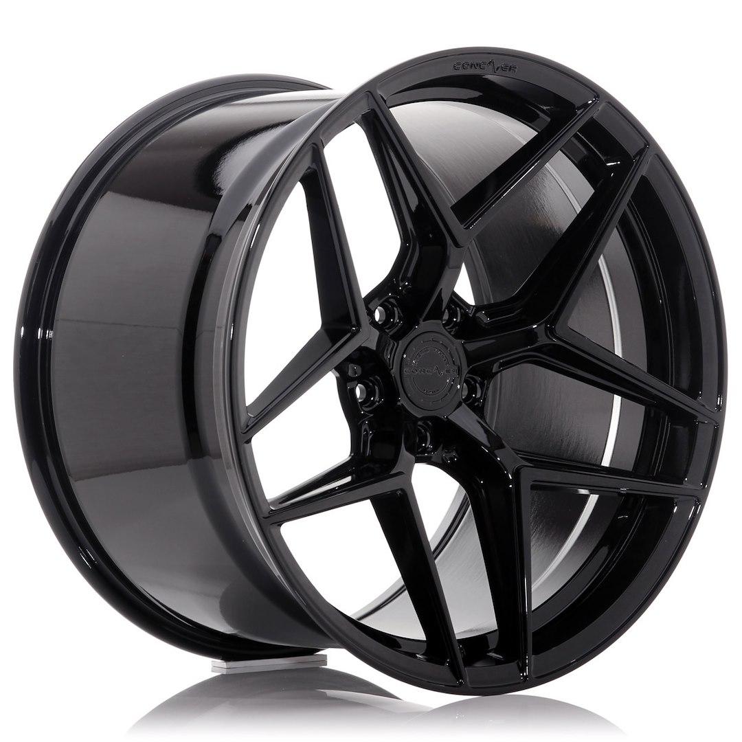 Concaver CVR2 alloy wheel in Black, 22"