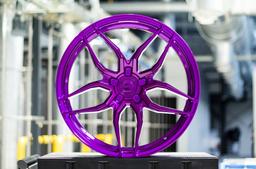 Concaver CVR3 Custom alloy wheel mounted on car in an atmospheric setting