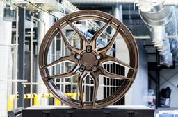 Concaver CVR3 Custom alloy wheel mounted on car in an atmospheric setting