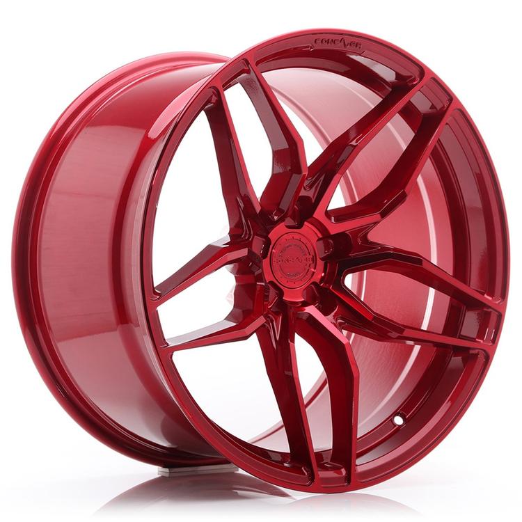 Concaver CVR3 alloy wheel in Red, 20"