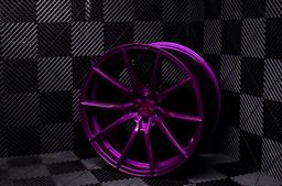 Concaver CVR4 Custom alloy wheel mounted on car in an atmospheric setting