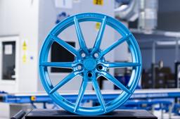 Concaver CVR4 Custom alloy wheel mounted on car in an atmospheric setting