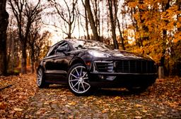 Concaver CVR4 Silver alloy wheel mounted on car in an atmospheric setting