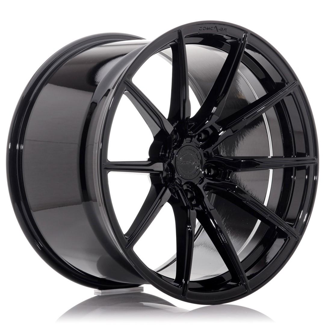 Concaver CVR4 alumiinivanne, Musta, 22"