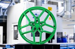 Concaver CVR5 Custom alloy wheel mounted on car in an atmospheric setting