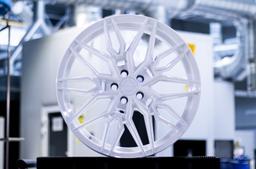 Concaver CVR6 Custom alloy wheel mounted on car in an atmospheric setting