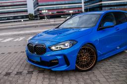 Concaver CVR6 Bronze alloy wheel mounted on car in an atmospheric setting