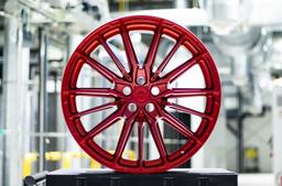 Concaver CVR7 Custom alloy wheel mounted on car in an atmospheric setting