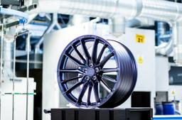 Concaver CVR7 Custom alloy wheel mounted on car in an atmospheric setting