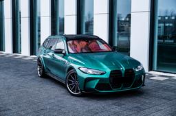 Concaver CVR8 Black alloy wheel mounted on car in an atmospheric setting