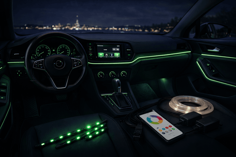LED Slingor Bil 12V