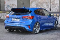 Maxton Design Diffuusori With Exhaust Ford Focus Hatchback St-line MK4