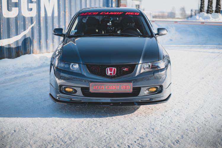 Maxton Design Frontspoiler V.2 Honda Accord MK7 Type-s