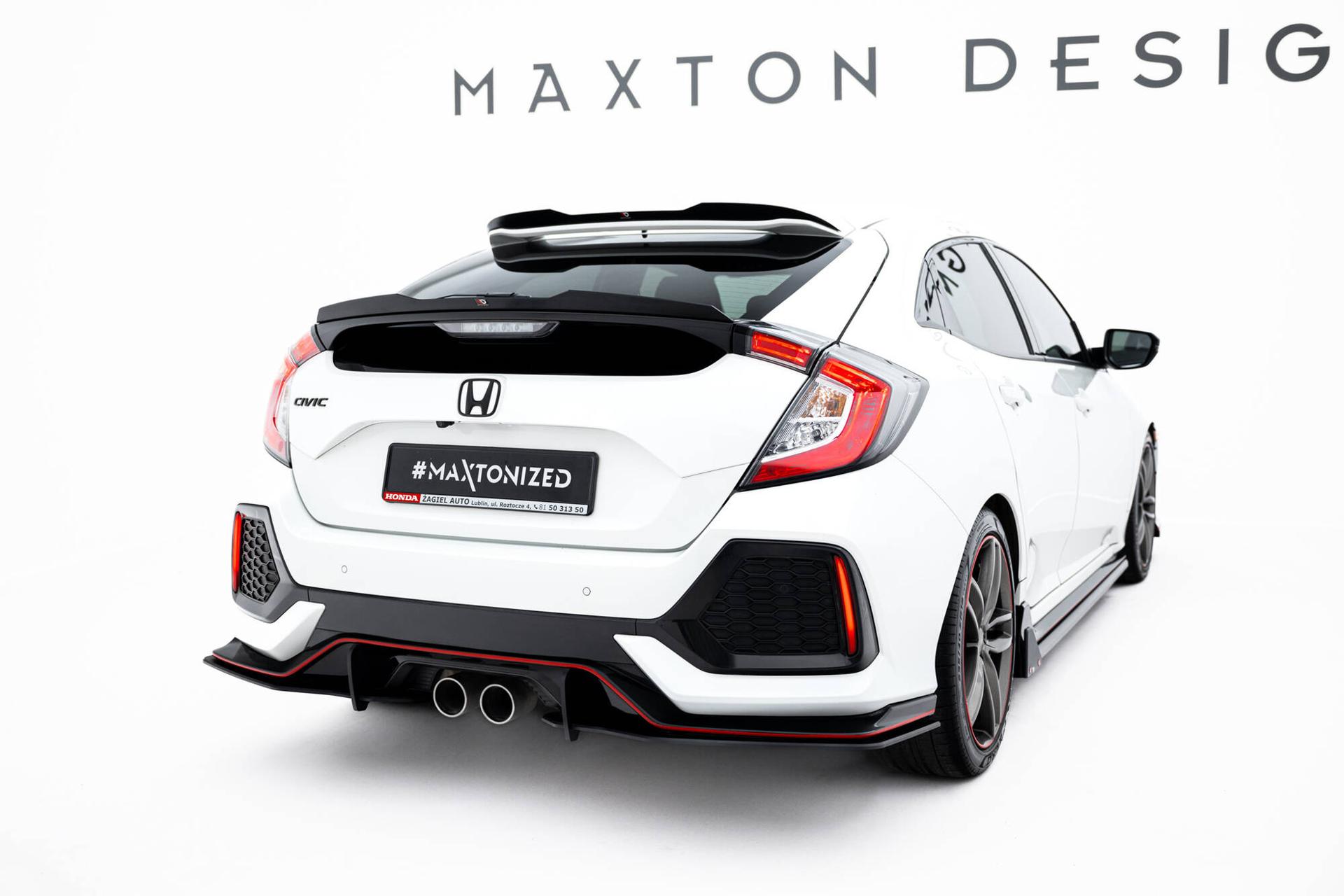 Maxton Design Splitters Street Pro Honda Civic Sport MK 10