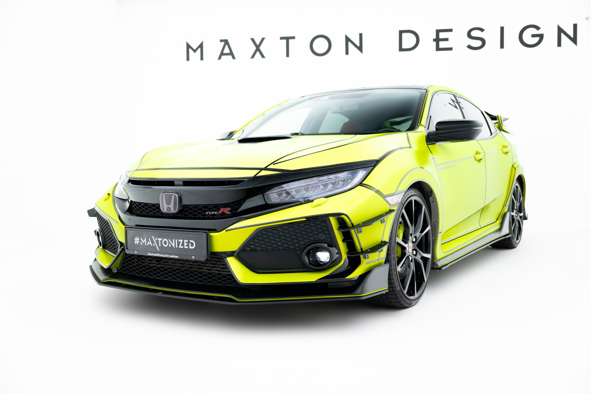 Maxton Design Frontspoiler Street Pro V.2 Honda Civic Type R MK10