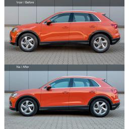 H&R sänkningssats Audi Q3/Q3 Sportback F3 2018- 2WD med eller utan adaptiva stötdämpare och originalsportchassi - 4