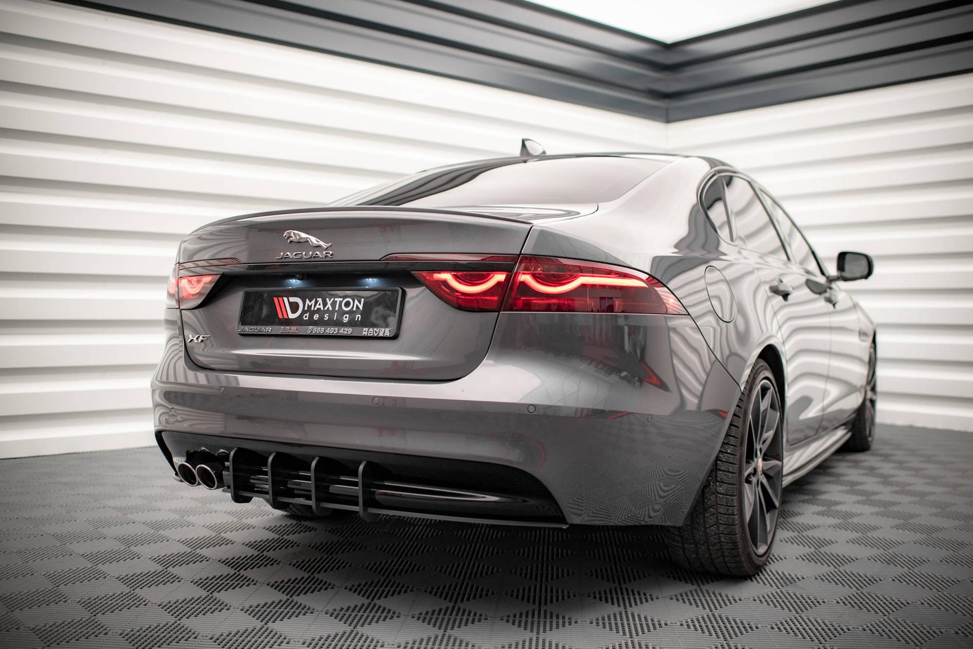 Maxton Design Diffuser Street Pro Jaguar XF R-sport MK2