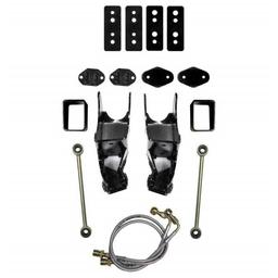Bakre FOX Performance 2.0 med behållare coilovers uppgraderingssats Skyjacker höjning 4,5-6 tum för Jeep Wrangler JK 2-dörrars 2007-2018 och Jeep Wrangler JK 4-dörrars 2007-2018 - 2