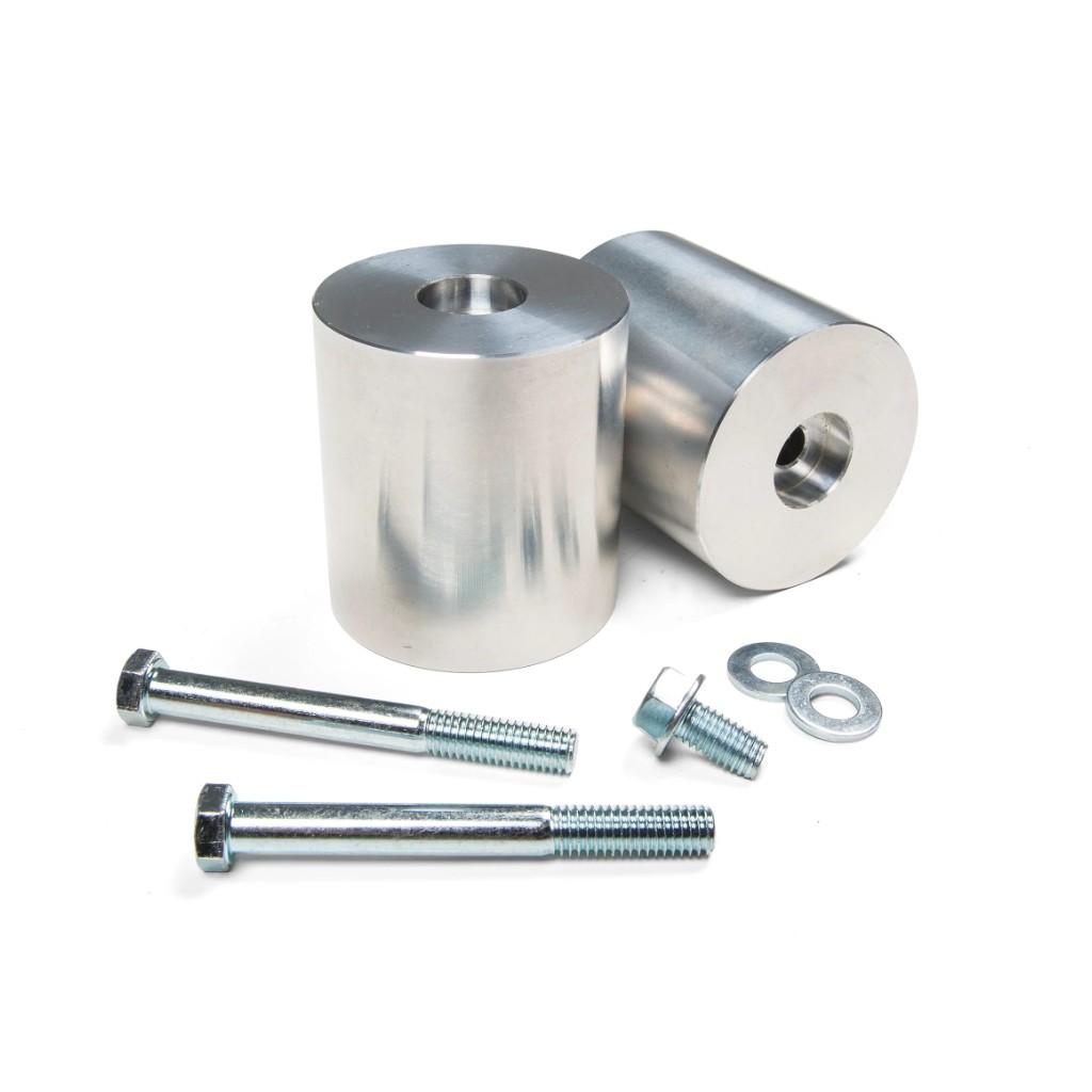Främre aluminium genomslagsstopp förlängningar JKS 3" för Jeep Wrangler JK 2-dörrars 2007-2018 m.fl.