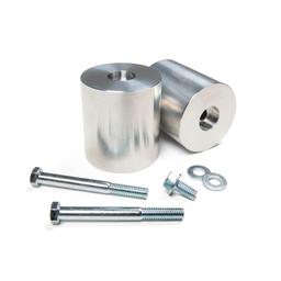 Främre aluminium genomslagsstopp förlängningar JKS 3" för Jeep Wrangler JK 2-dörrars 2007-2018 m.fl.