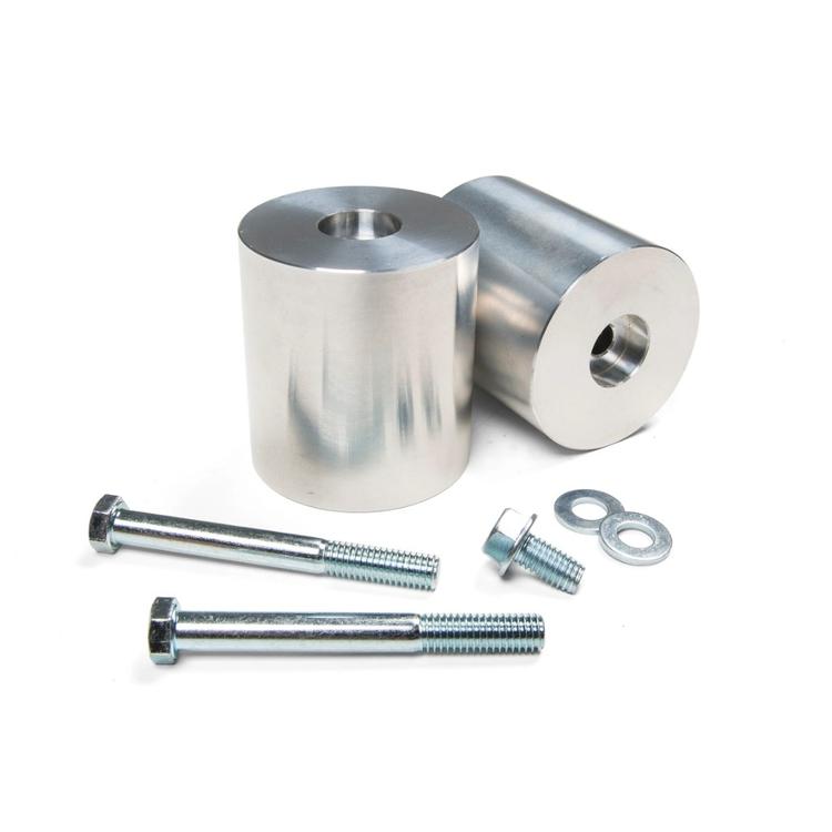 Främre aluminium genomslagsstopp förlängningar JKS 3" för Jeep Wrangler JK 2-dörrars 2007-2018 m.fl.