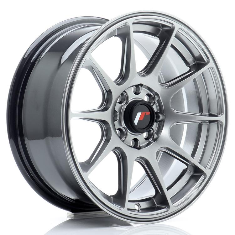 JR Wheels JR11 alumiinivanne, Harmaa, 15"
