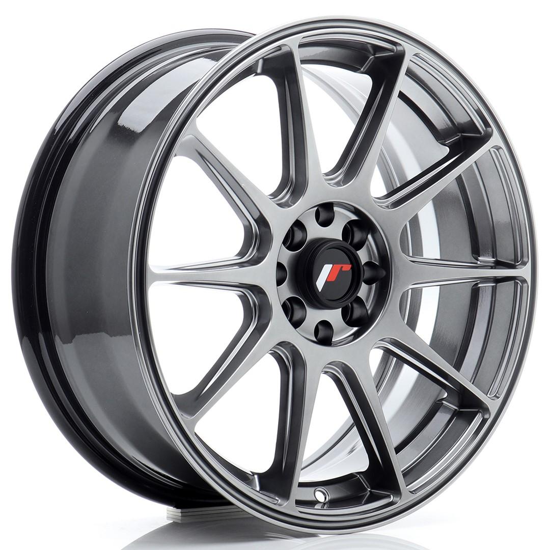 JR Wheels JR11 alumiinivanne, Harmaa, 17"