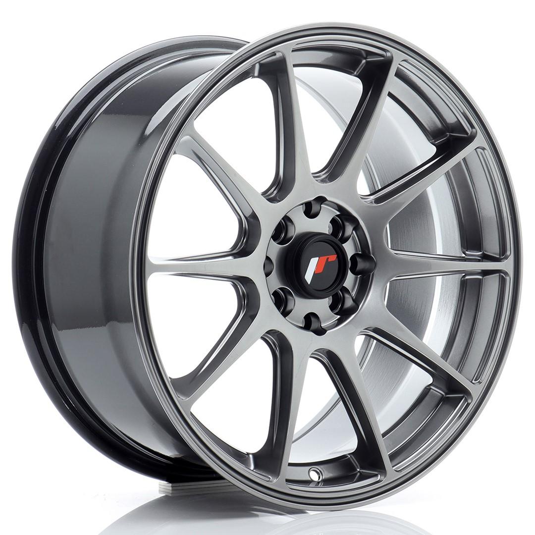 JR Wheels JR11 alumiinivanne, Harmaa, 17"