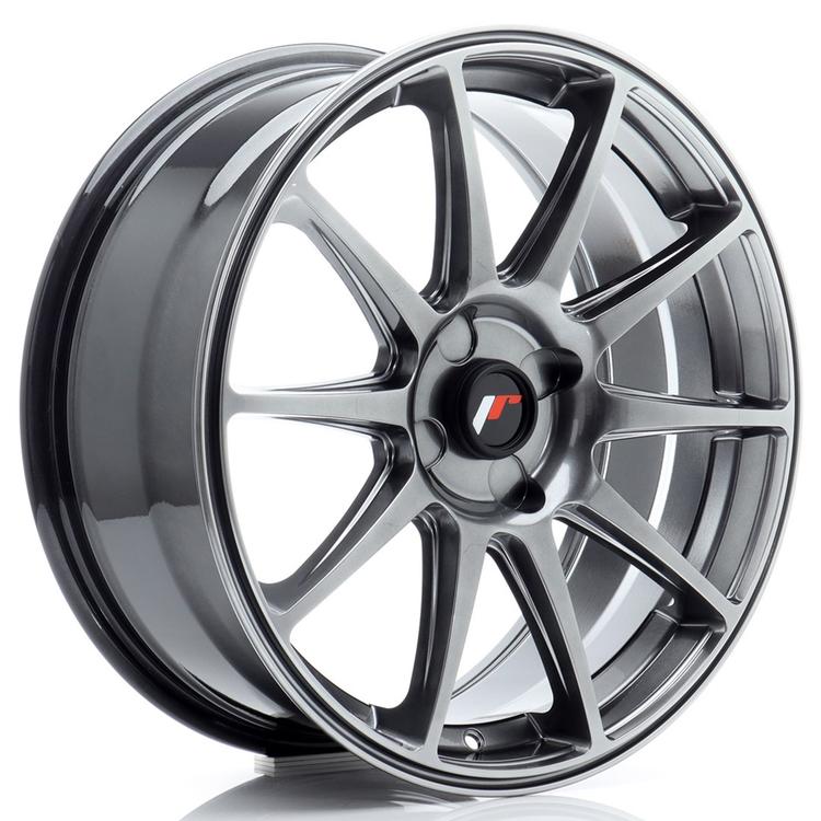 JR Wheels JR11 alumiinivanne, Harmaa, 18"