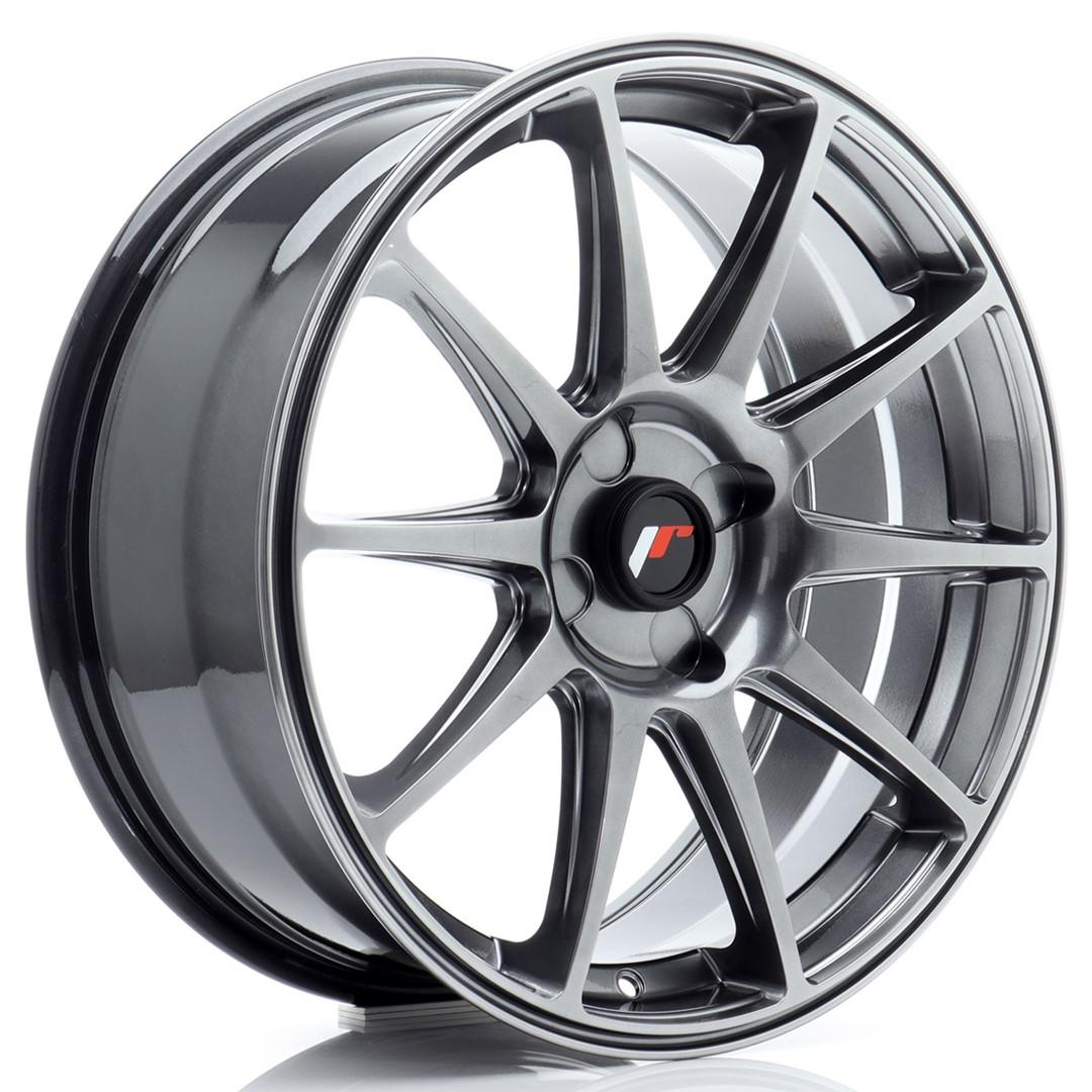 JR Wheels JR11 alumiinivanne, Harmaa, 18"