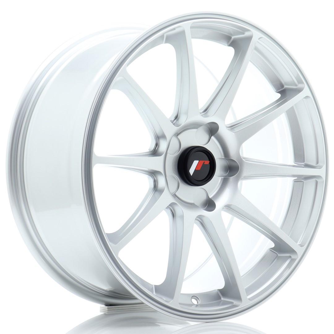 JR Wheels JR11 aluminiumfälg i Silver, 18"