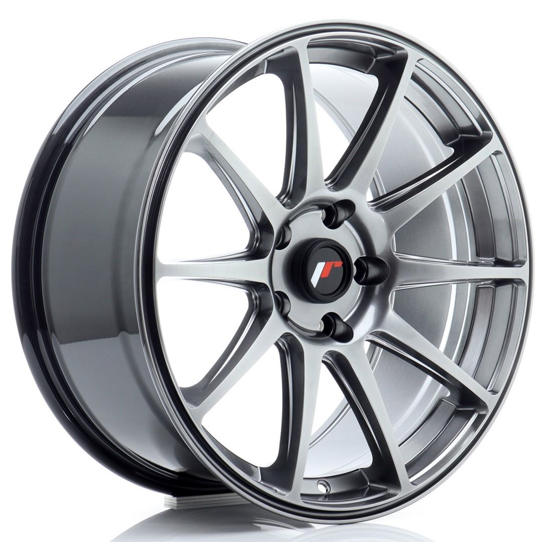 JR Wheels JR11 aluminiumfälg i Grå, 18"